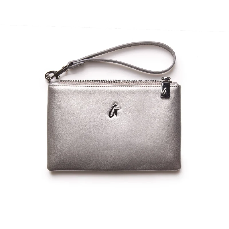 MINI STANDARD GUNMETAL WRISTLET - PLATINUM