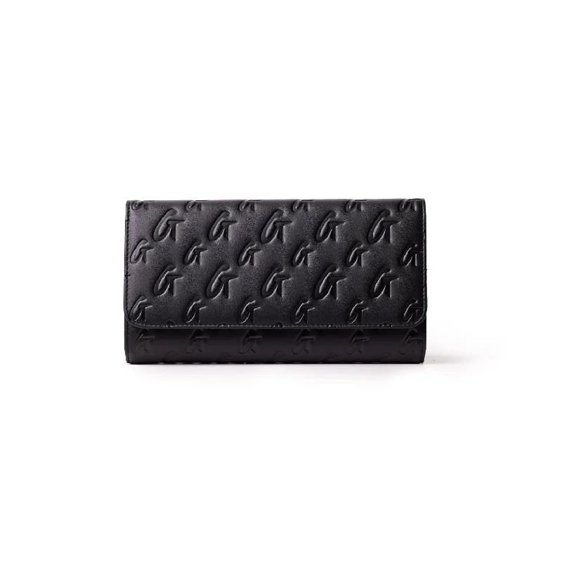 MONOGRAM TRAVEL WALLET - MATTE BLACK