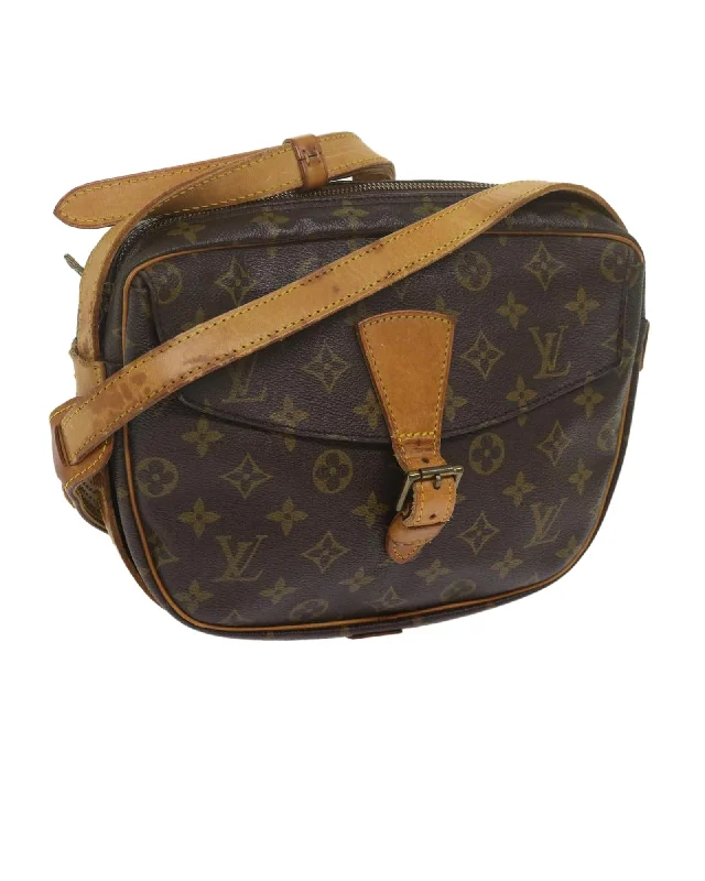 Monogram Canvas Shoulder Bag with Adjustable Strap