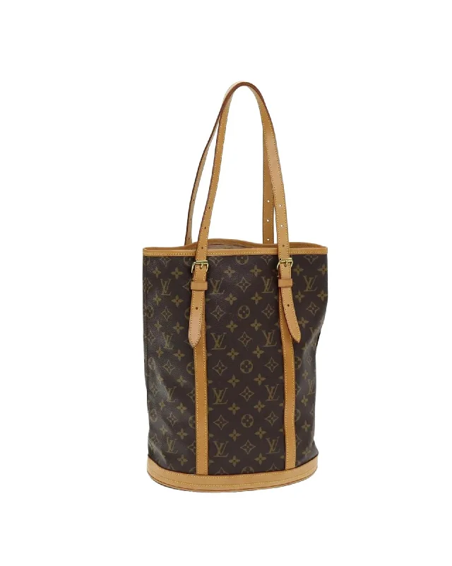 Monogram Canvas Bucket Shoulder Bag