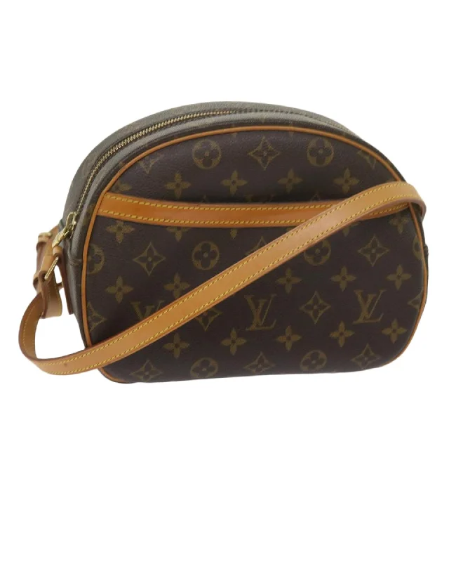 Monogram Canvas Shoulder Bag with Adjustable Strap