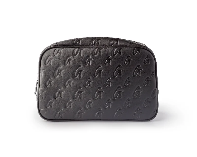 SMALL MONOGRAM TOILETRY BAG - BLACK PINK