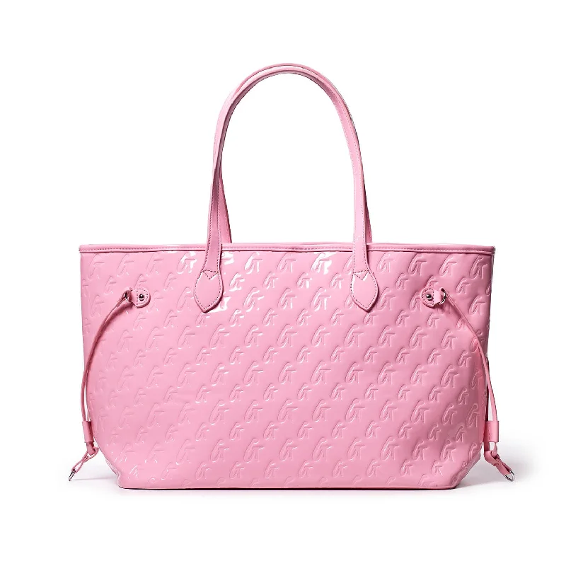 MONOGRAM GLAM TOTE - MIRROR LIGHT PINK