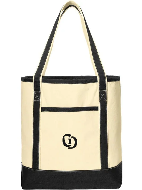 Port Authority Large Cotton Canvas Boat Tote