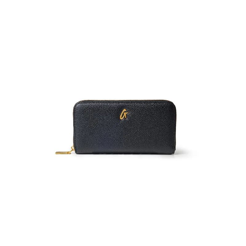 STANDARD PEBBLE WALLET - BLACK