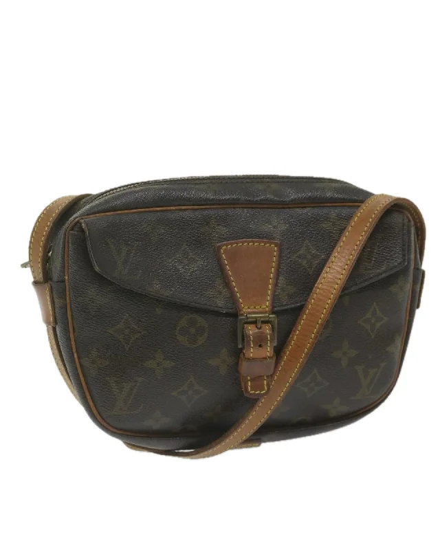 Monogram Canvas Shoulder Bag with Adjustable Strap