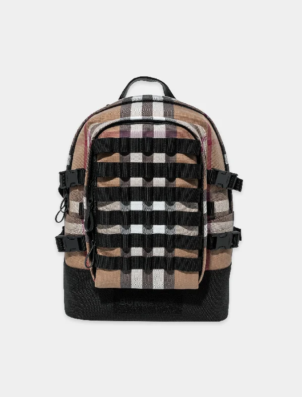 CHECK JACK CANVAS BACKPACK