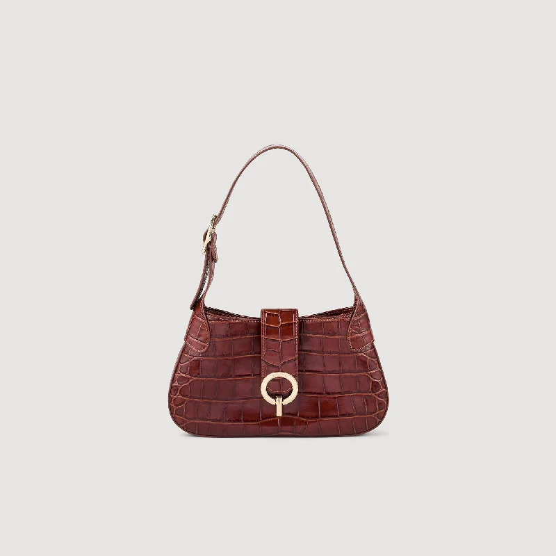 Mock Croc Leather Janet Bag