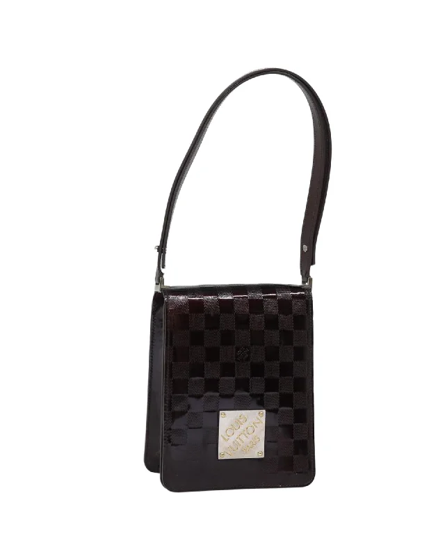 Damier Vernis Patent Leather Shoulder Bag