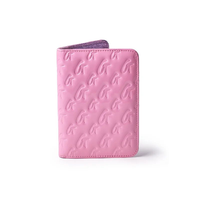 MONOGRAM PASSPORT HOLDER - MIRROR LIGHT PINK