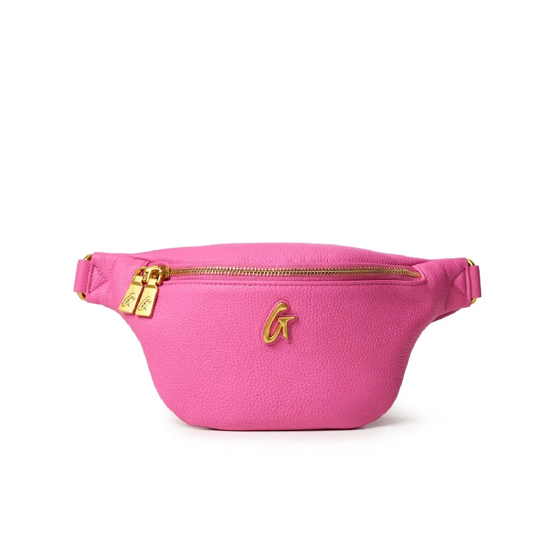 MINI PEBBLE FANNY PACK - HOT PINK