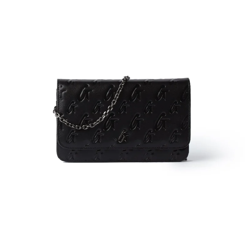 MONOGRAM GUNMETAL WOC - BLACK