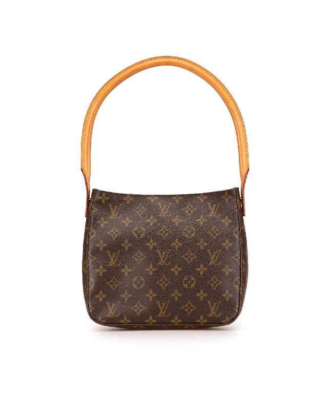 Monogram Canvas Shoulder Bag with Vachetta Leather Strap