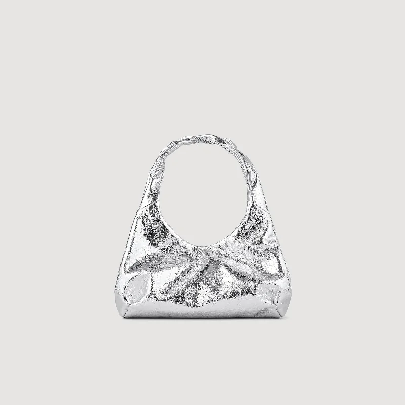 Metallic Leather Bag