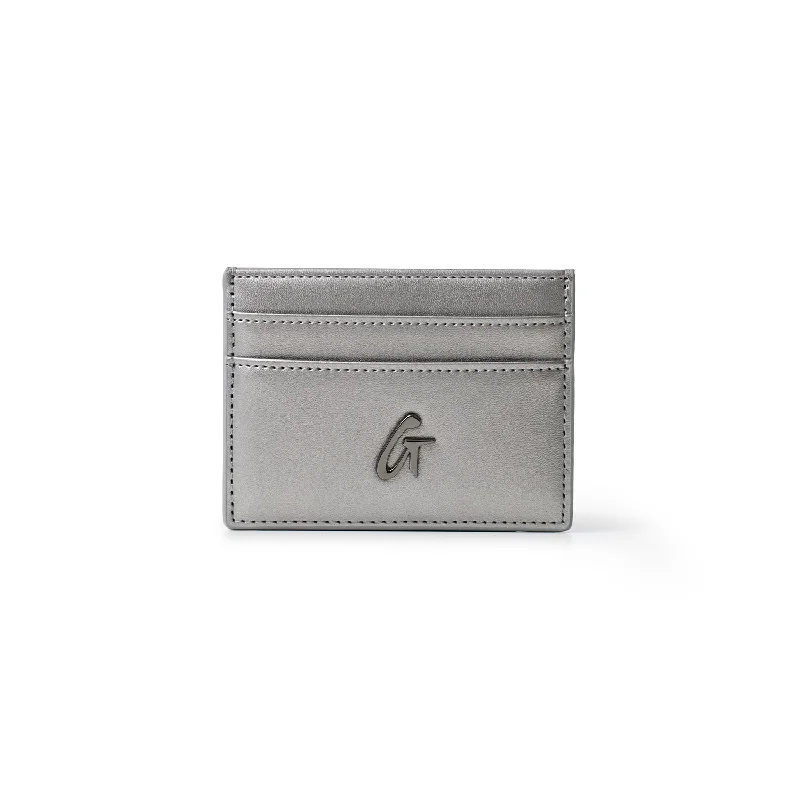 STANDARD GUNMETAL CARD HOLDER - PLATINUM