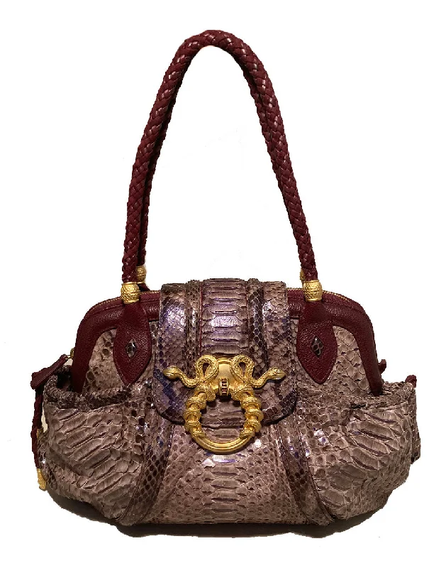 Limited Edition Judith Leiber Rachel Zoe Python Medusa Bag