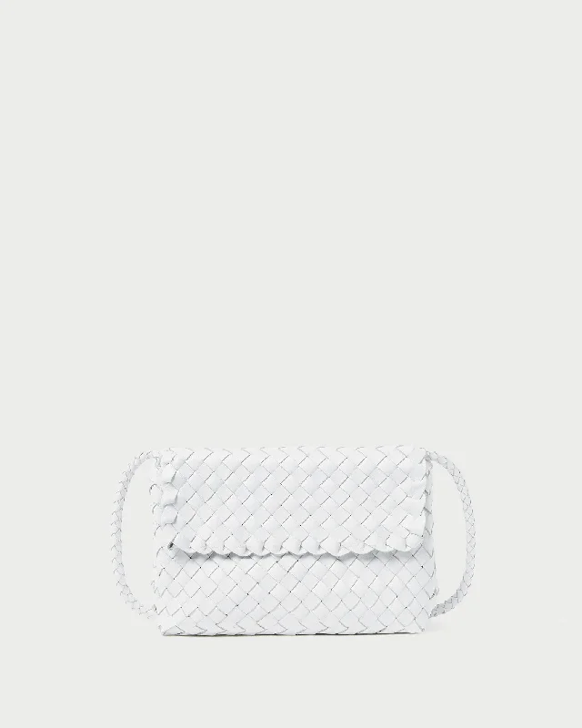 Billie White Leather Shoulder Bag