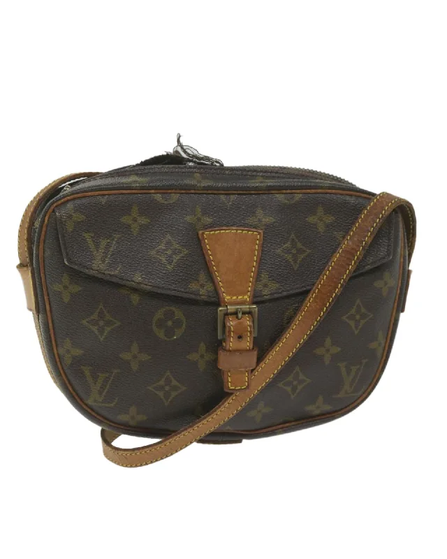 Monogram Canvas Shoulder Bag with Adjustable Strap