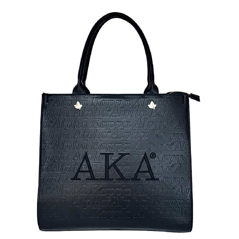 AKA Raised Stitch Tote