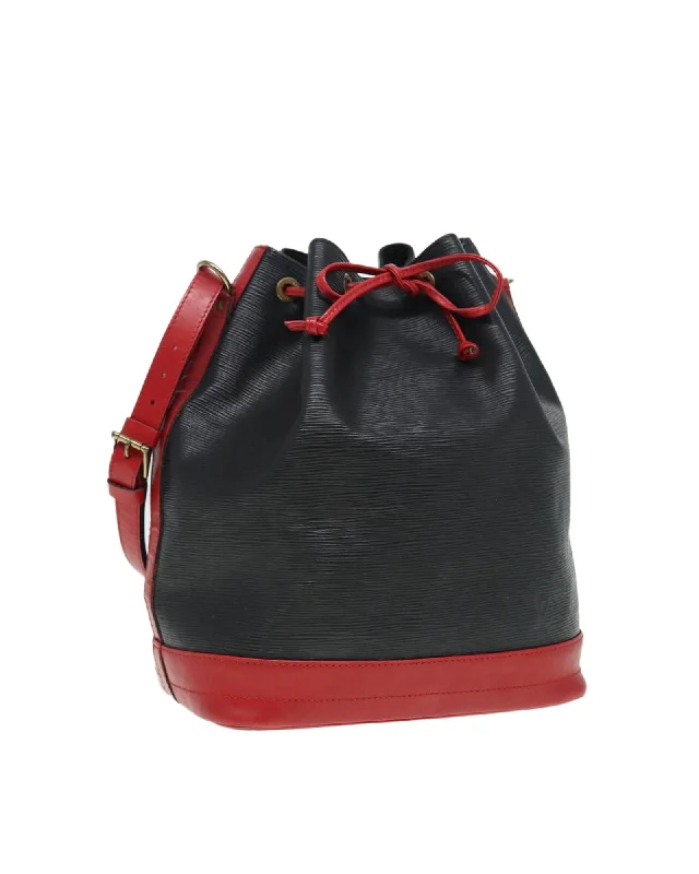 Epi Leather Noe Shoulder Bag with Adjustable Strap