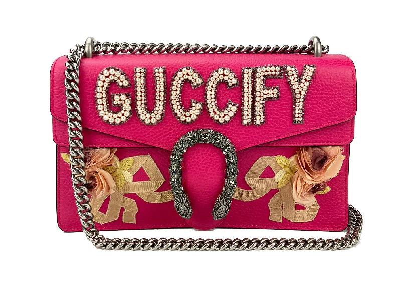 Gucci Dionysus Pink Guccify Small Shoulder Bag NWOT