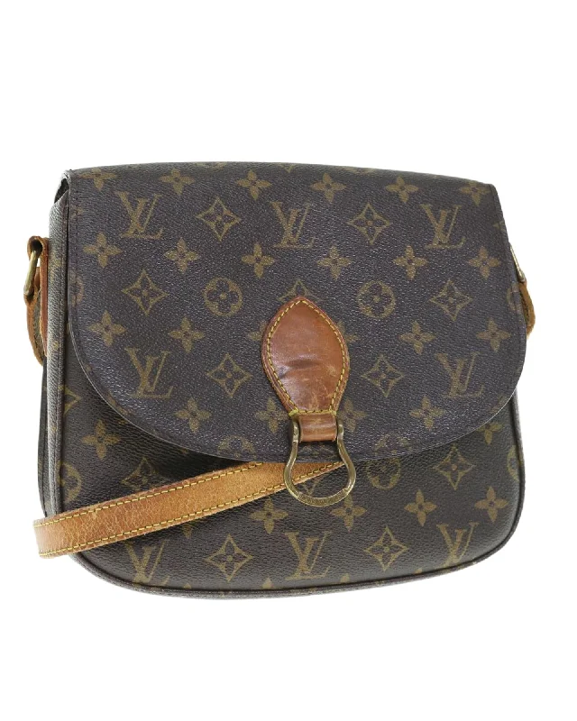 Monogram Shoulder Bag with Adjustable Strap