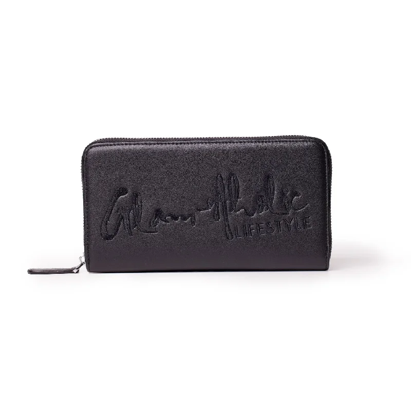 JUMBO SIGNATURE LOGO WALLET - BLACK