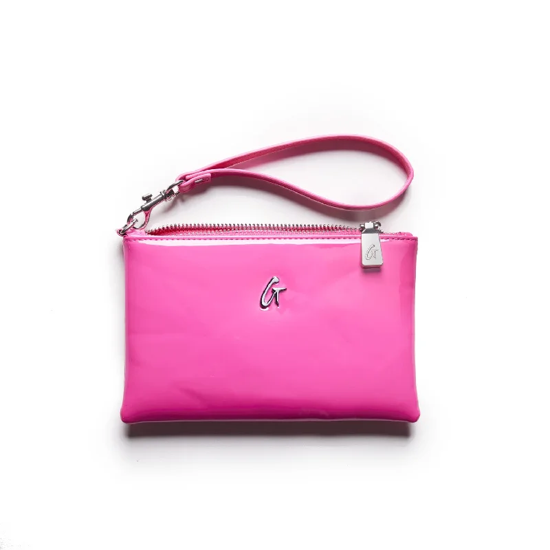 MINI STANDARD SILVER WRISTLET - MIRROR HOT PINK