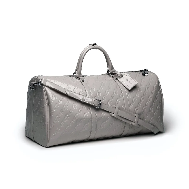 MONOGRAM DUFFLE BAG - MIRROR GRAY