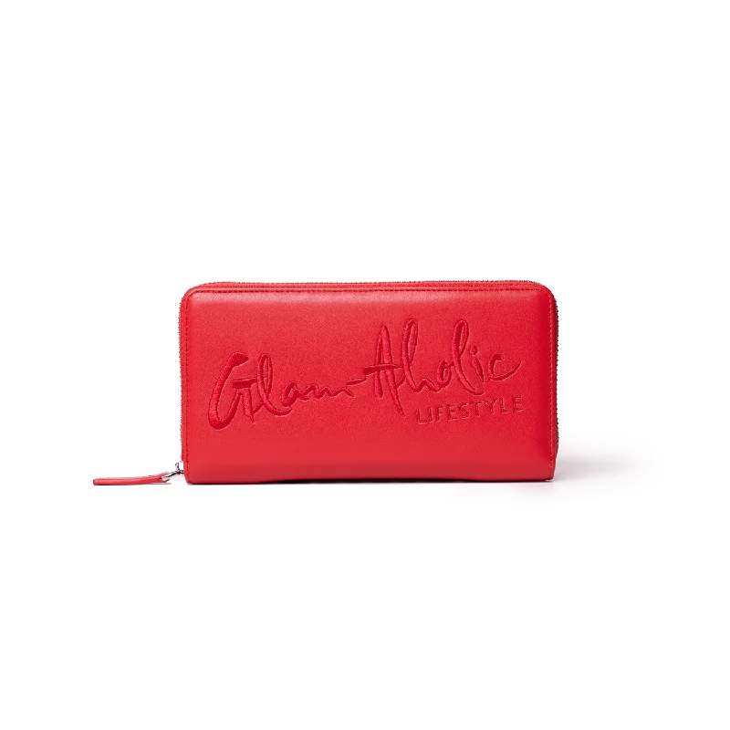 STANDARD SIGNATURE LOGO WALLET - RED