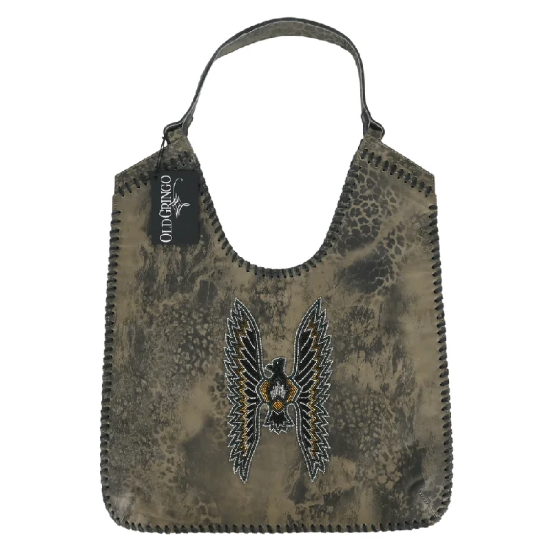 Beaded Eagle Shoulder Bag