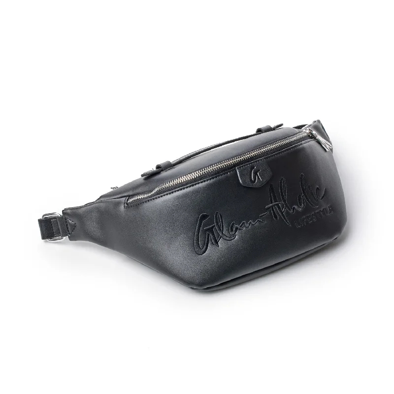 SIGNATURE LOGO FANNY PACK - BLACK