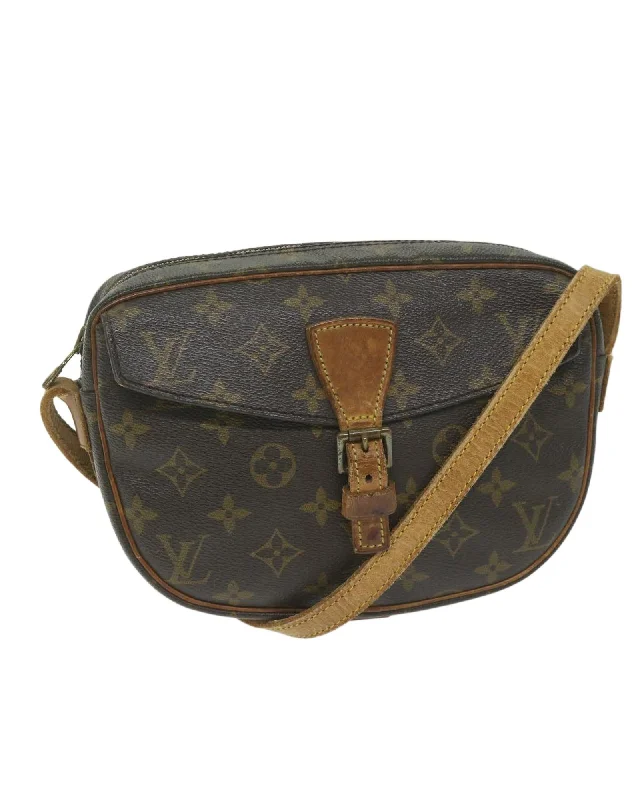 Monogram Canvas Shoulder Bag with Adjustable Strap