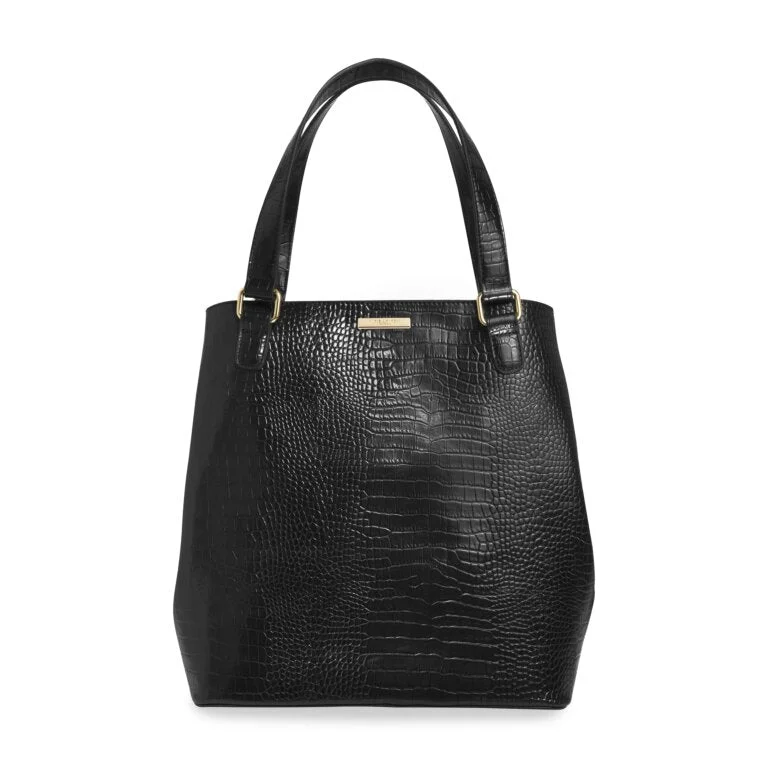 Katie Loxton Celine Croc Day Bag Black