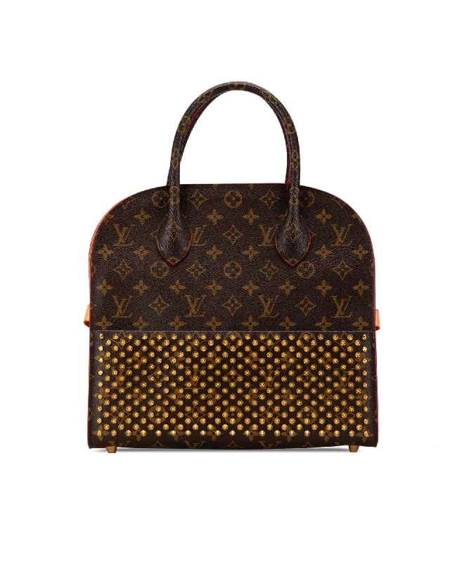 Monogram Canvas and Pony Hair Iconoclast Tote with Leather Handles