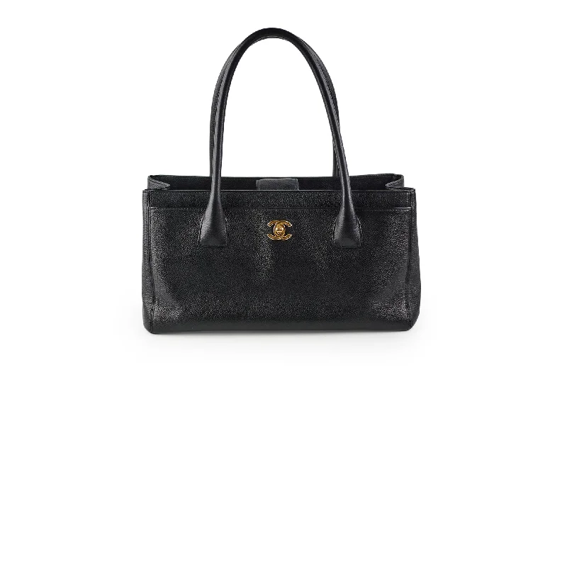 Chanel Cerf Tote Cavair Black