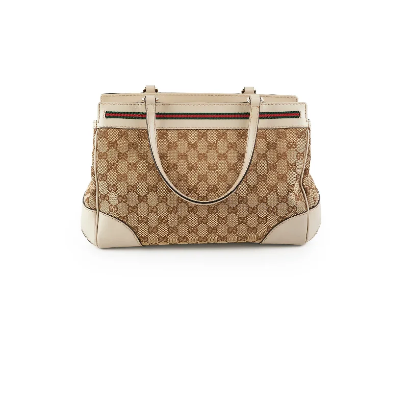 Gucci Monogram Vintage Shoulder Tote