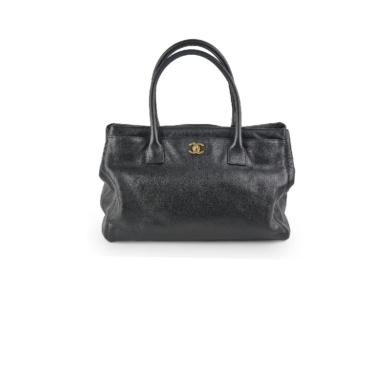 Chanel Cerf Tote Caviar Black