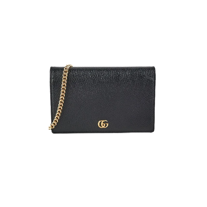 Gucci GG Marmont Wallet On Chain Black