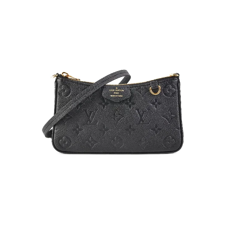 Louis Vuitton Easy Pouch Empriente Black