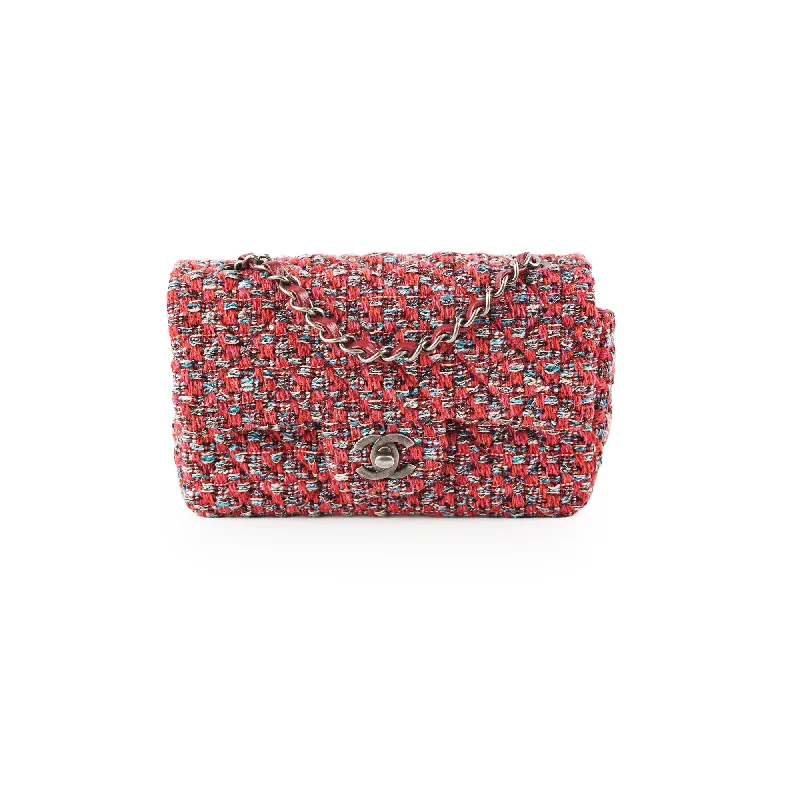 Chanel Mini Rectangular Tweed Microchipped