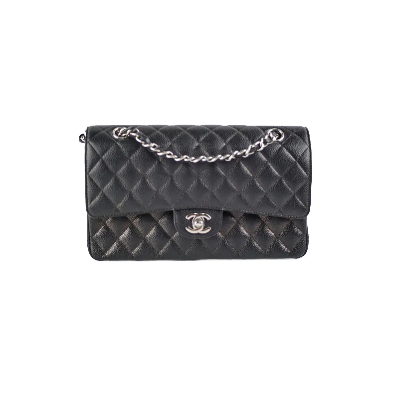 Chanel Classic Flap Medium/Large ML Caviar Black