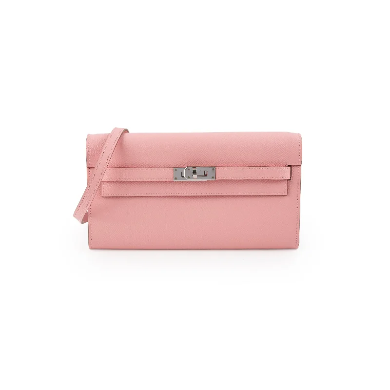 Hermes Kelly to Go Rose Confetti Z Stamp