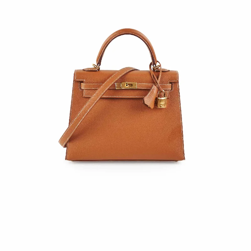 Hermes Kelly 25 Epsom Gold - Z Stamp