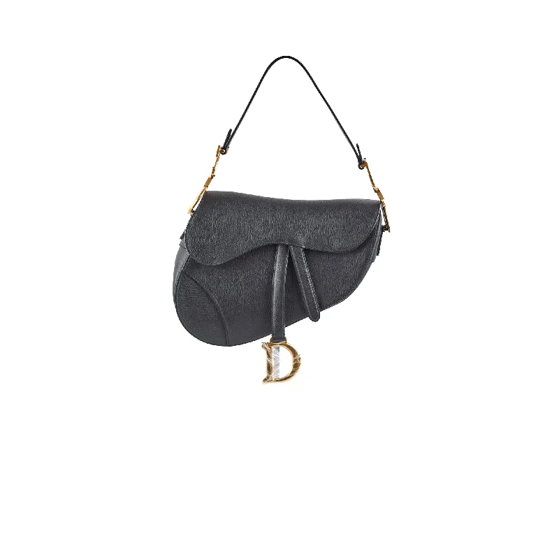 Christian Dior Saddle Bag Black