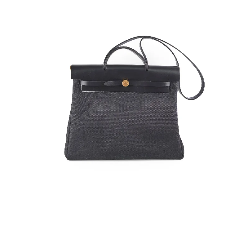 Hermes Herbag 39 Noir - B Stamp