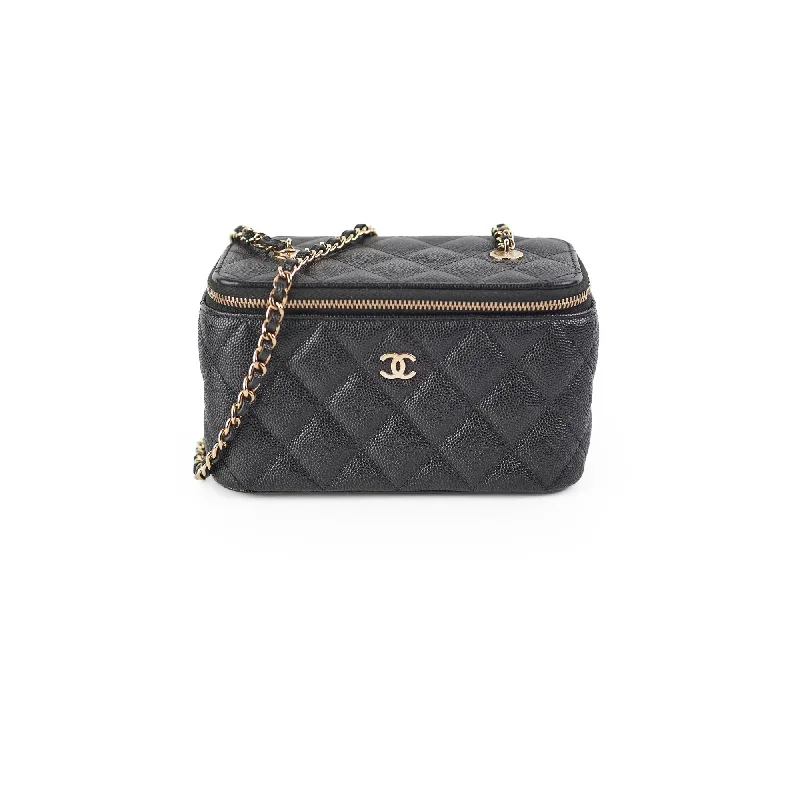 Chanel Vanity Caviar Black - New Version 23C