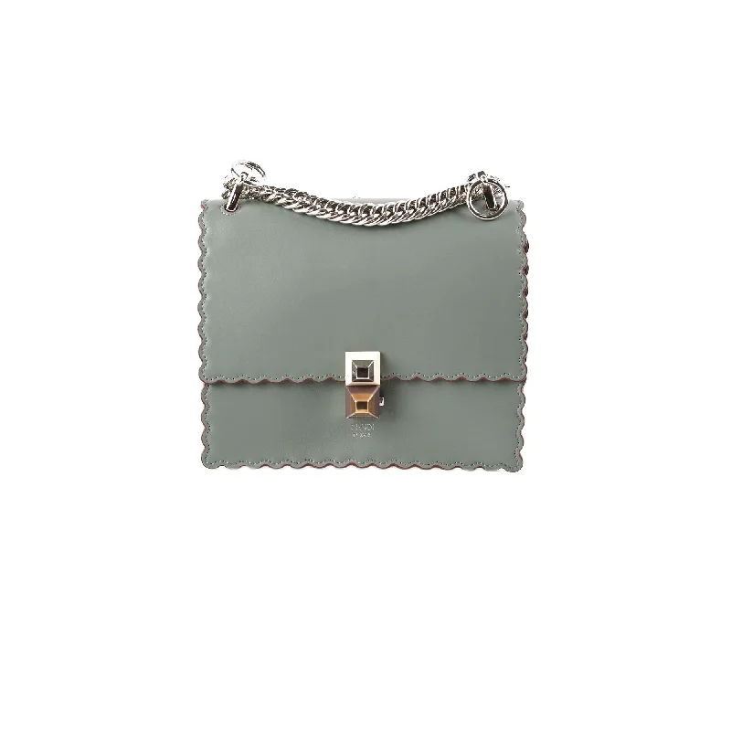 Fendi Kan Small Grey Crossbody