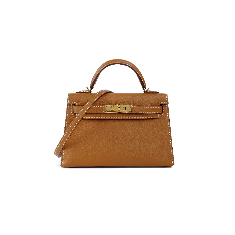 Hermes Mini Kelly Epsom Gold- Z Stamp