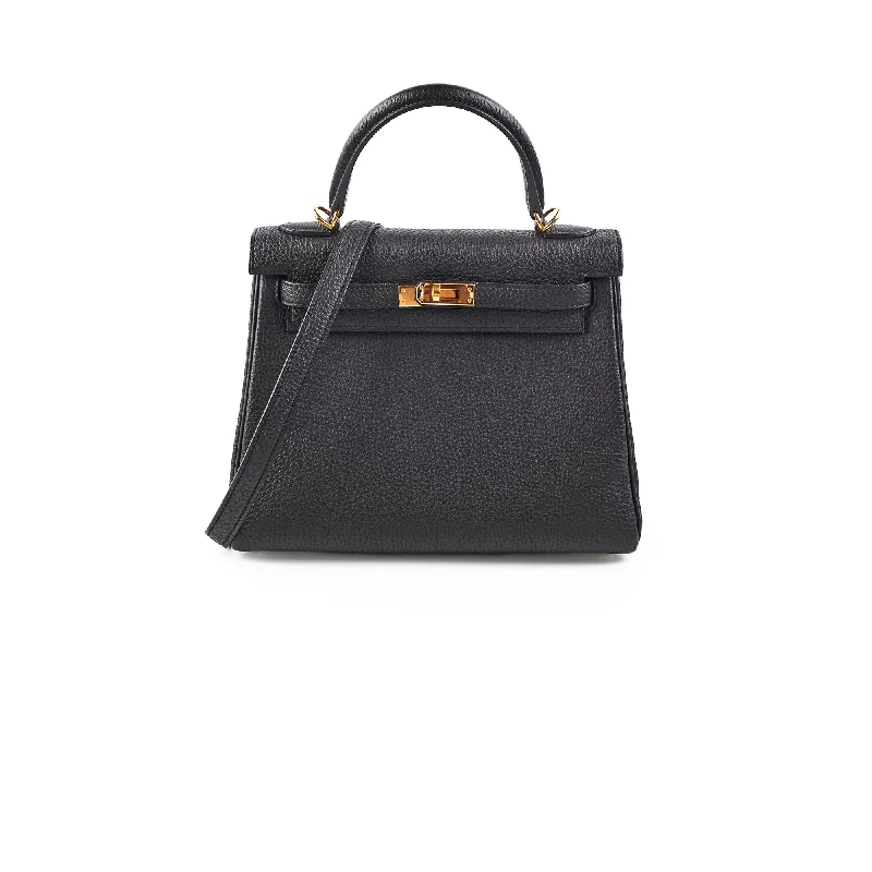 Hermes Kelly 25 Togo Noir- Z Stamp